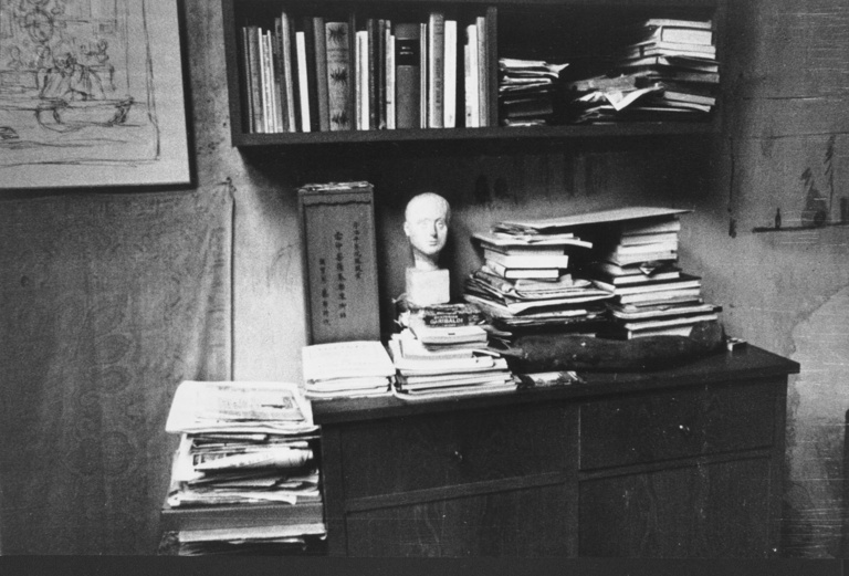 Fondation Giacometti -  La bibliothèque d'Alberto Giacometti
