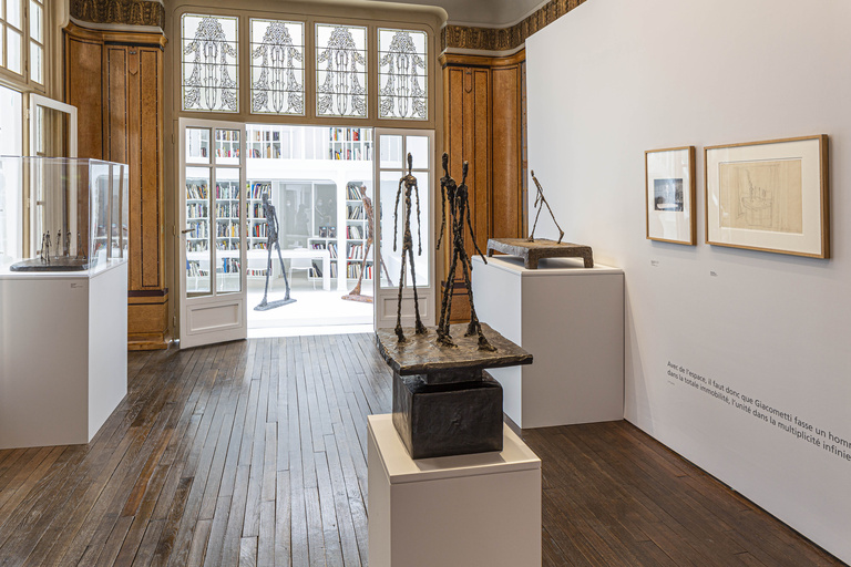 Fondation Giacometti -  Vue de l'exposition "L'Homme qui marche", Institut Giacometti, Paris, 2020