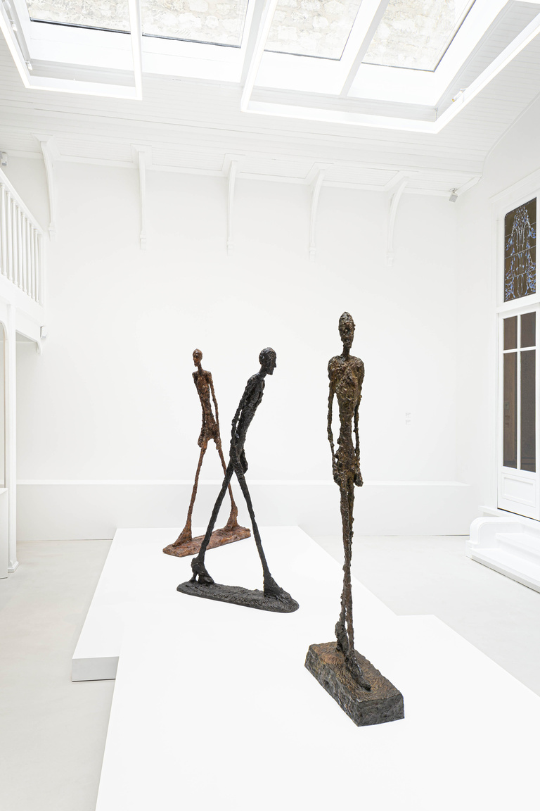 Fondation Giacometti -  Vue de l'exposition "L'Homme qui marche", Institut Giacometti, Paris, 2020