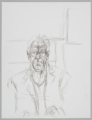 Fondation Giacometti -  Autoportrait, projet non retenu pour Paris sans fin