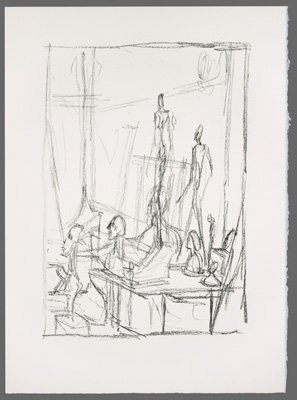 Fondation Giacometti -  [Sculptures dans l'atelier II]