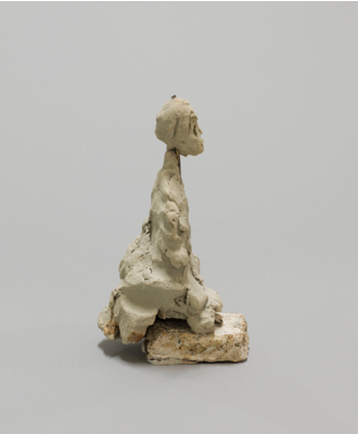 Fondation Giacometti -  [Buste d'homme sur socle]