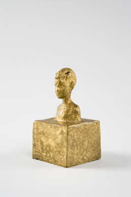 Fondation Giacometti -  [Petit buste de Silvio sur socle]