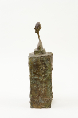 Fondation Giacometti -  [Buste d'homme sur socle]