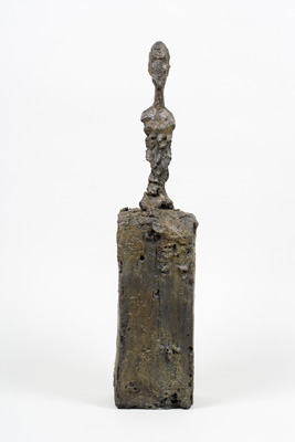 Fondation Giacometti -  [Buste d'homme sur socle]