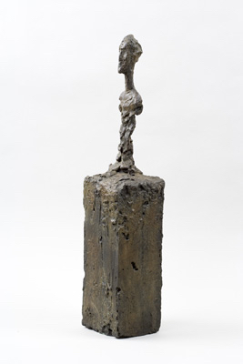 Fondation Giacometti -  [Buste d'homme sur socle]