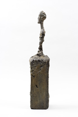 Fondation Giacometti -  [Buste d'homme sur socle]