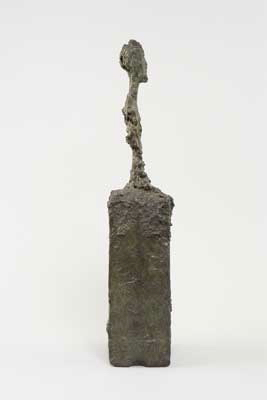 Fondation Giacometti -  [Buste d'homme sur socle]