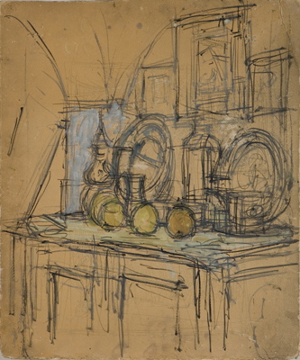 Fondation Giacometti -  [Nature morte au buffet]