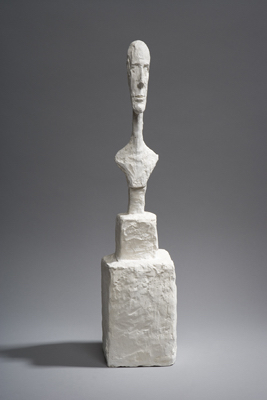 Fondation Giacometti -  [Buste d'homme sur double socle]