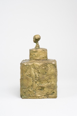 Fondation Giacometti -  [Petit buste de Silvio sur double socle]