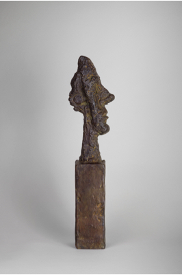 Fondation Giacometti -  Tête sur socle [dite Tête sans crâne]