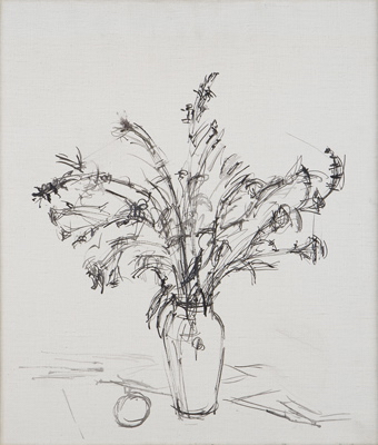 Fondation Giacometti -  [Bouquet et pomme]