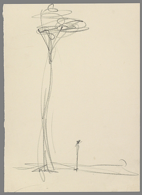 Fondation Giacometti -  L’Arbre, projet pour Verve, n°27-28 , 1952