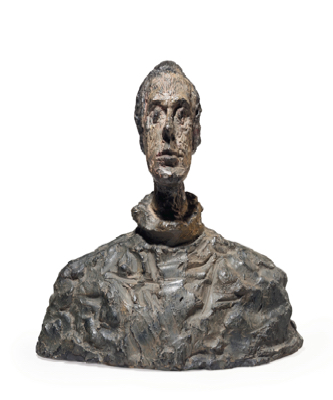 Fondation Giacometti -  [Buste de Diego au col roulé]