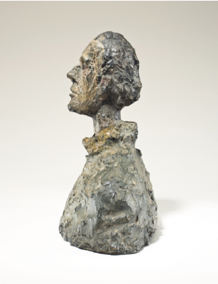 Fondation Giacometti -  [Buste de Diego au col roulé]