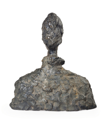 Fondation Giacometti -  [Buste de Diego au col roulé]