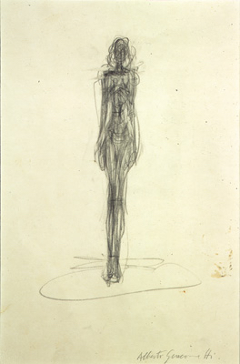 Fondation Giacometti -  [Femme nue debout] / [Bouquet dans un vase]