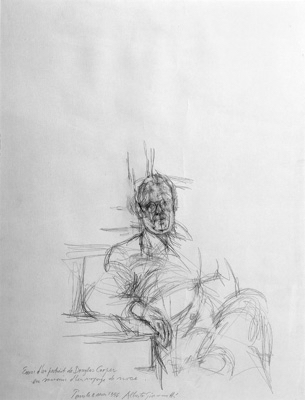 Fondation Giacometti -  [Portrait de Douglas Cooper]