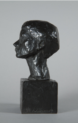 Fondation Giacometti -  Tête de femme sur socle [Rita]