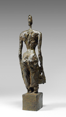 Fondation Giacometti -  [Nu debout sur socle cubique]