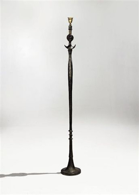 Fondation Giacometti -  Lampadaire modèle « figure »