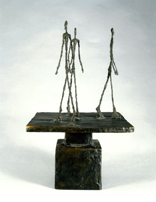 Fondation Giacometti -  Trois hommes qui marchent [grand plateau]