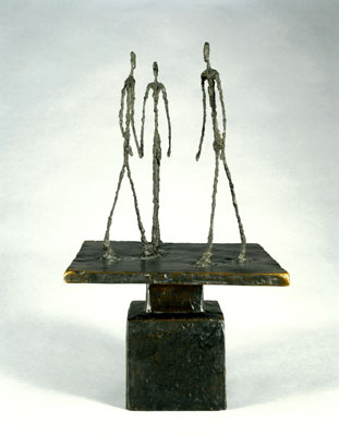 Fondation Giacometti -  Trois hommes qui marchent [grand plateau]