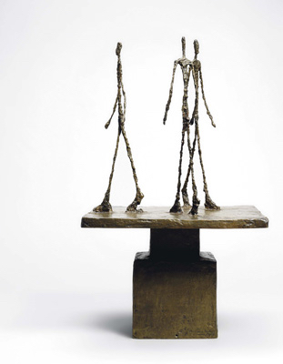 Fondation Giacometti -  Trois hommes qui marchent [grand plateau]