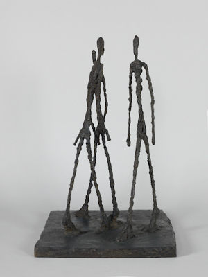 Fondation Giacometti -  Trois hommes qui marchent [petit plateau]