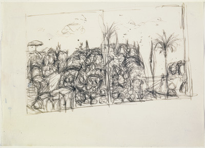 Fondation Giacometti -  [D'après Van Eyck : détail du retable de l'adoration de l'Agneau mystique]