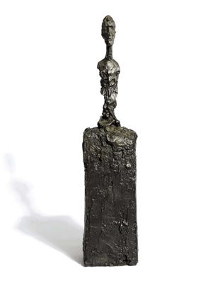 Fondation Giacometti -  [Buste d'homme sur socle]