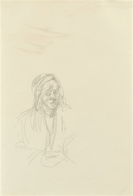 Fondation Giacometti -  [D'après Rembrandt : Hendrickje Stoffels, illustration page 160 du catalogue de 1956 « Rembrandt Tentoonstelling Schilderijen »]