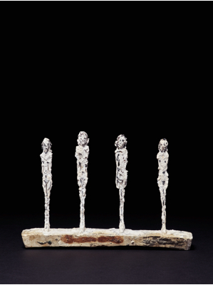 Fondation Giacometti -  Quatre figurines