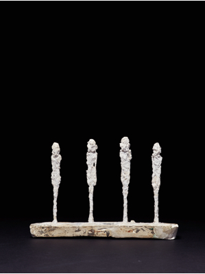 Fondation Giacometti -  Quatre figurines