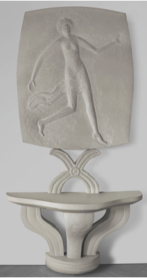 Fondation Giacometti -  Bas-relief sur console