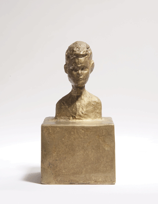 Alberto Giacometti  Chaise dans l'atelier (recto) / Sculpture sur