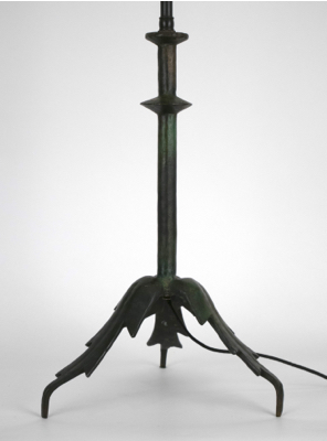 Fondation Giacometti -  Lampe modèle « trépied à feuilles », première version