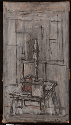 Fondation Giacometti -  Nature morte dans l'atelier