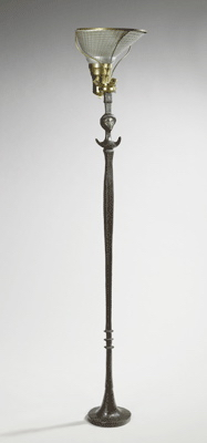 Fondation Giacometti -  Lampadaire modèle « figure »