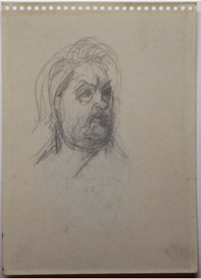 Fondation Giacometti -  [Marie-Laure de Noailles] (recto) / [Honoré de Balzac] (verso)