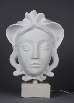 Fondation Giacometti -  Lampe modèle masque « coiffure »