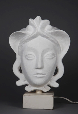 Fondation Giacometti -  Lampe modèle masque « coiffure »