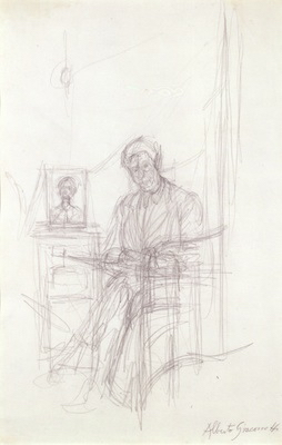 Fondation Giacometti -  [Autoportrait]