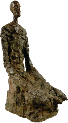 Fondation Giacometti -  Homme à mi-corps