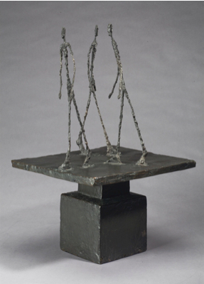 Fondation Giacometti -  Trois hommes qui marchent [grand plateau]