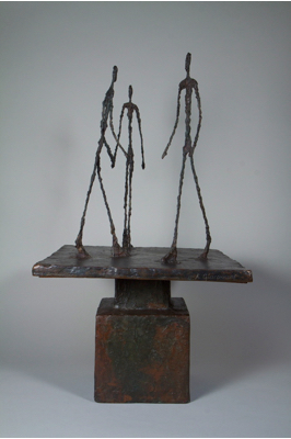 Fondation Giacometti -  Trois hommes qui marchent [grand plateau]