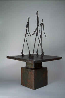 Fondation Giacometti -  Trois hommes qui marchent [grand plateau]