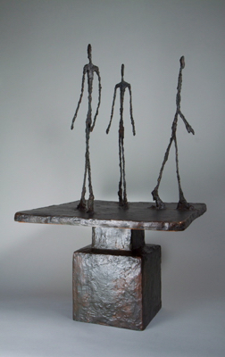 Fondation Giacometti -  Trois hommes qui marchent [grand plateau]