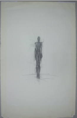 Fondation Giacometti -  [Atelier] (recto) / [Nu debout] (verso)